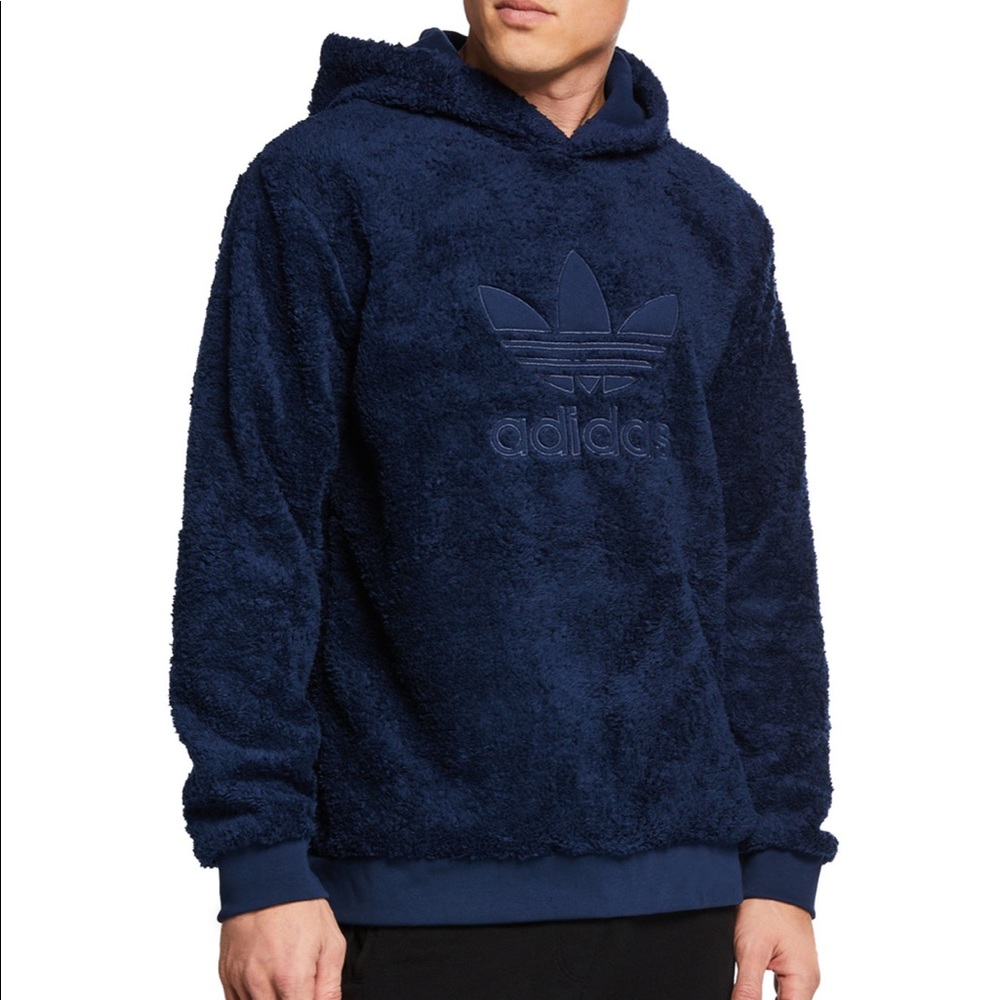 Adidas super soft teddy hoodie